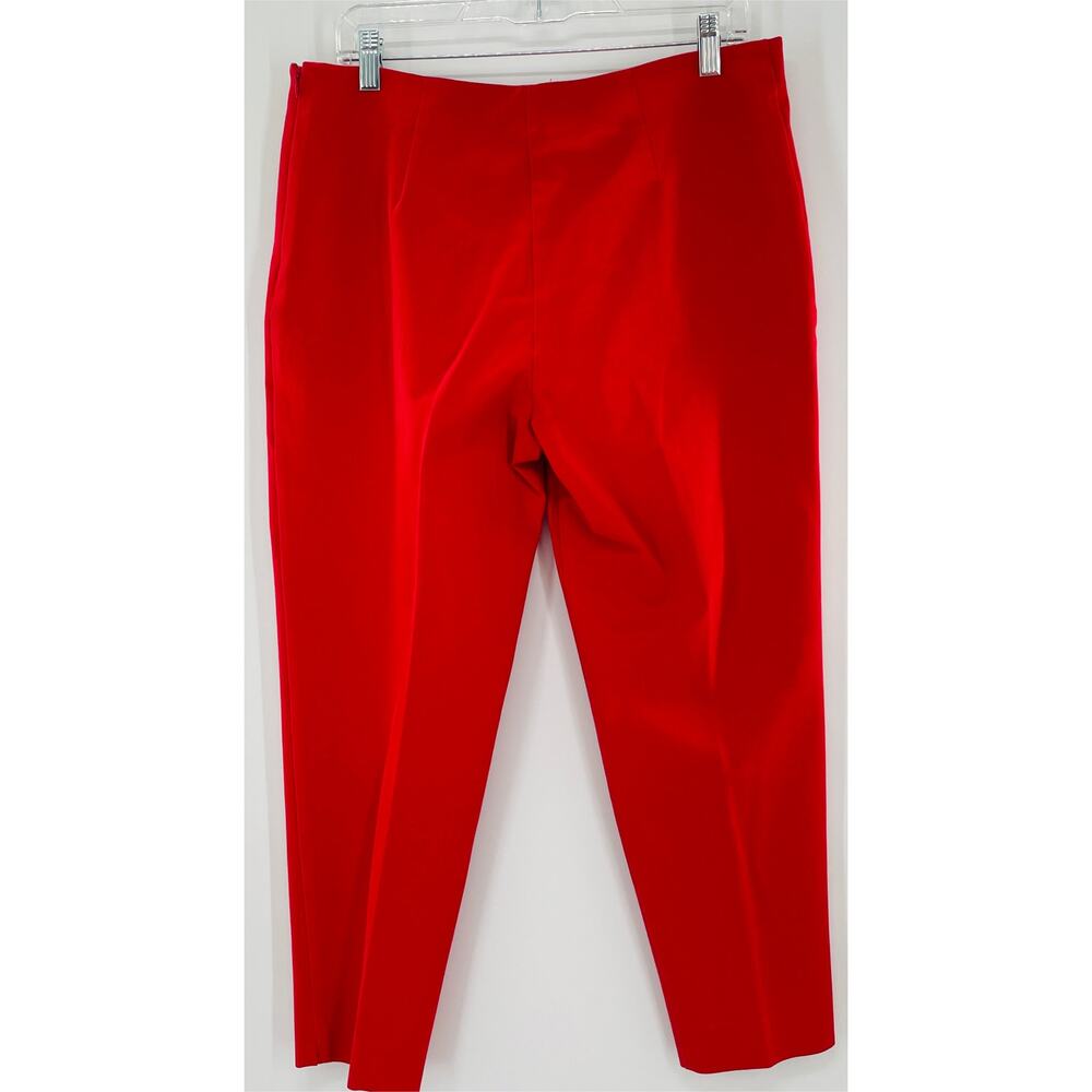 Estelle and Finn Red Stretch Tapered Leg Pants Slacks Leggings 10 - Picture 4 of 12
